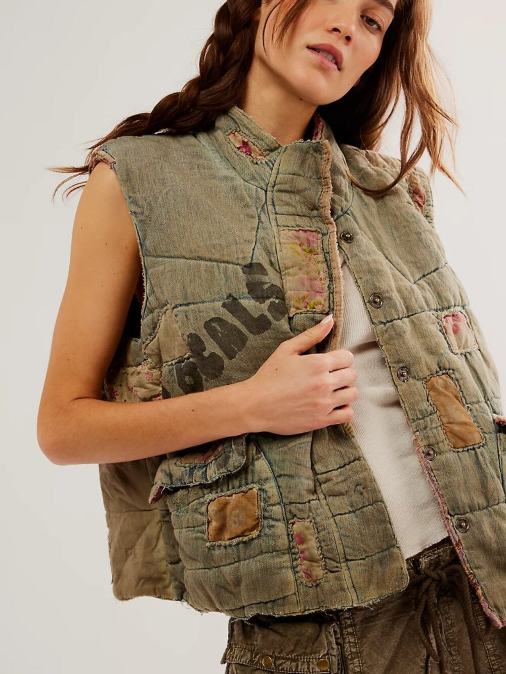 Magnolia Pearl - SOLD OUT - Surf Fest Puff Vest Reversible - Graffiti #069 WSHID